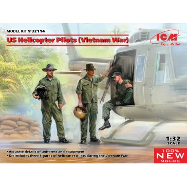 US Helicopter Pilots Vietnam 1/32