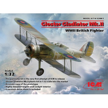 Gloster Gladiator MkII WWII 1/32
