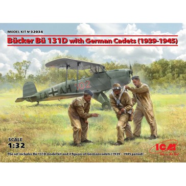 Bü131D with German Cadet 39-45 1/32