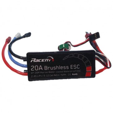 ESC-BRUSHLESS-20A-XT6 0-MARINE 792-2.797-3.792-5