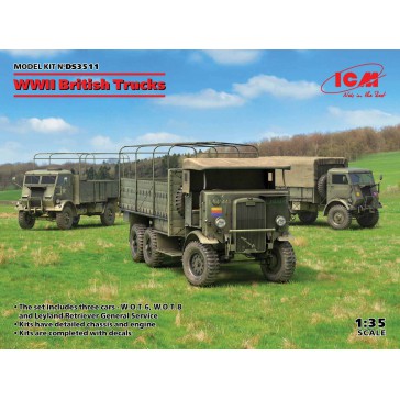 WWII British Trucks (3 Veh.)   1/35