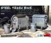 Steel Trash Bins 1/35