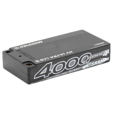 HV Ultra LCG Modified Shorty GRAPHENE-4 4000mAh 7.6V LiPo - 120C/60C