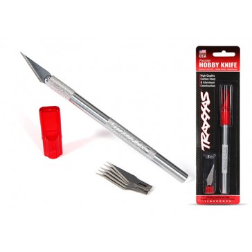 Hobby knife with 5-pack blades