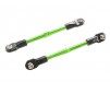 Turnbuckles aluminum (green) toe links 59mm (2) requires wrench 5477