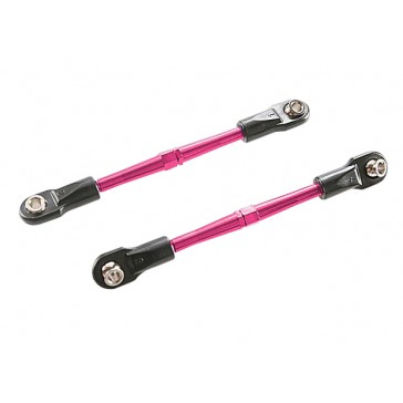 Turnbuckles aluminum (pink) toe links 59mm (2) requires wrench 5477