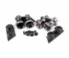 Exhaust tips (2)/ exhaust tip mounts (2)/ 2.6X8 BCS (4)