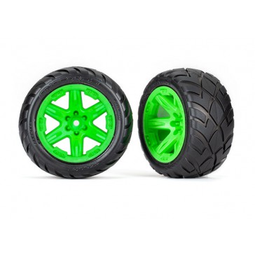 4WD Fr/Rr, 2WD Fr Tires & wheels (2.8') (RXT green+Anaconda tires) (2