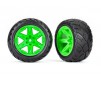 4WD Fr/Rr, 2WD Fr Tires & wheels (2.8') (RXT green+Anaconda tires) (2
