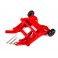 Wheelie bar (red) (fits Slash, Stampede, Rustler, Bandit series)