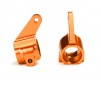 Steering blocks Rustler/Stampede/Bandit (2) 6061-T6 aluminum (orange)