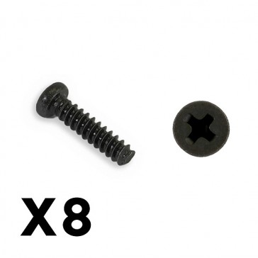 OUTBACK MINI 3.0 ROUND HEA D SELF TAPPING SCREW 2X8 (8PC)