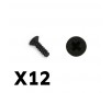FLAT HEAD SELF TAPPED SCREWS M3 X 10