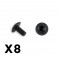OUTBACK BUTTON HEAD SCREW M2.5*5 (8)