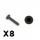 OUTBACK MINI 3.0 ROUND HEA D SELF TAPPING SCREW 1.4X6 (8P