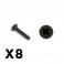 OUTBACK RANGER XC BUTTON HEAD M2 X 10MM SCREWS (6PC)