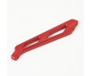 DR8 FRONT ALUMINIUM CNC CHASSIS BRACE - RED