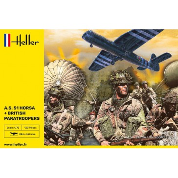 A.S. 51 Horsa + Paratroopers 1/72