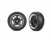 Fr Tires and wheels(black with chrome wheels, 2.1' Response tires) (2