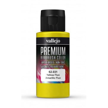 Premium RC acrylic color (60ml) - Yellow Fluo