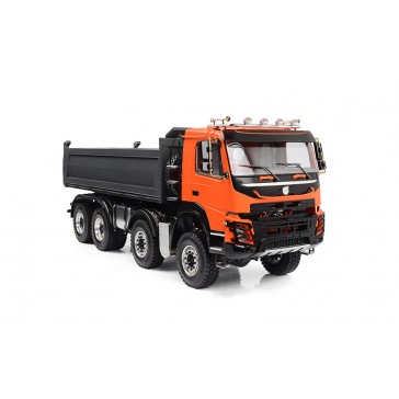 1/14 8x8 Armageddon Hydraulic Dump Truck (FMX) (Orange/Grey)