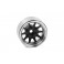 OEM 6-Lug Stamped Steel 1.55 Beadlock Wheels (Black&Chrome)