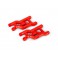 Suspension arms, red, front, heavy duty (2)