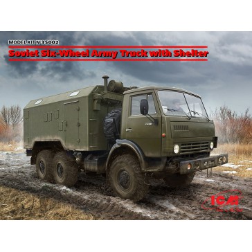 Soviet Six-Wheel Army Truck with Sh