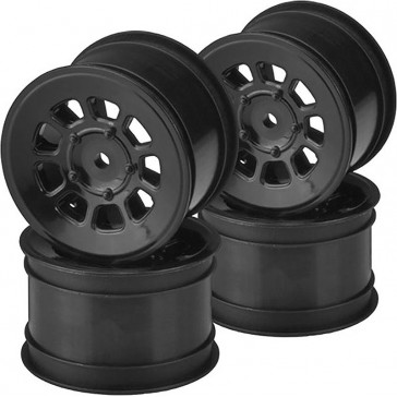 9 Shot - 2.2" Rear Wheel (Black) - 4pc