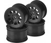 9 Shot - 2.2" Rear Wheel (Black) - 4pc