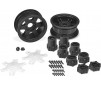 Dragon-2.6" Mega Truck Wheel-(Black)-2pc