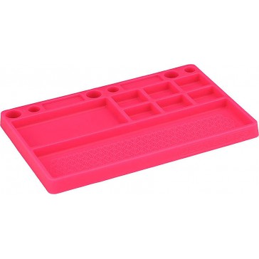 Parts Tray, Rubber Material - Pink
