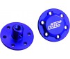 RC10 Finnisher Wing Buttons-Blue