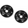 B6.2-B6.3 Finnisher Aluminum Wing Buttons-Black