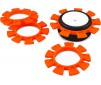 Satellite Tire Gluing Rubber Bands-Orange