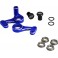 RC10 Aluminum Steering Bell-Crank Set-Blue