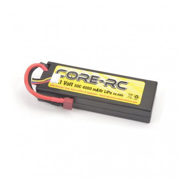 CORE RC 4000mAh 11.1V 3S 50C H/C LP LiPo T Plug