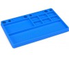 Parts Tray, Rubber Material-Blue