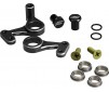 RC10 Aluminum Steering Bell-Crank Set-Black