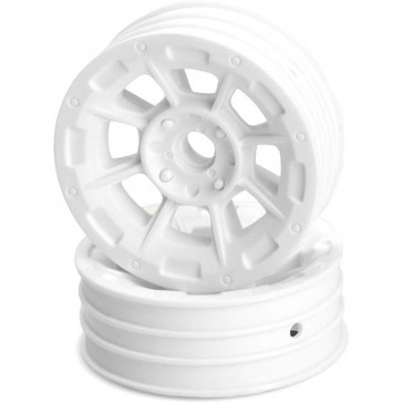 Hazard-1.9" RC10 Front Wheel-White