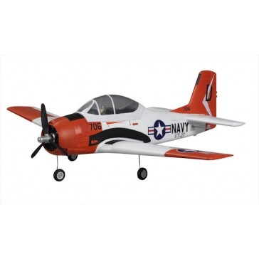 DISC.. Avion 800mm : T28D (rouge) kit PNP avec batterie