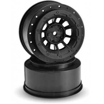 Hazard-Slash Rear, Slash 4x4 F&R Wheel-Black-2pc