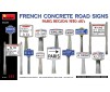 French Concrete Road Sign '40 1/35