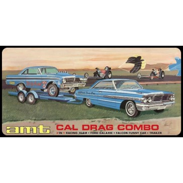 Cal Drag Combo Galaxie Falcon  1/25