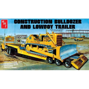 Lowboy Trailer & Bull Combo    1/25