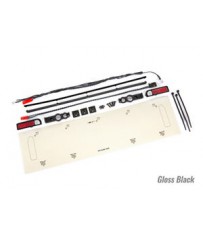 LED lights, tail lights (red) w/ tailgate trim (black)