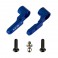 B6.3 FT STEERING BELLCRANK +3MM BLUE