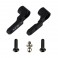 DISC.. B6.3 FT STEERING BELLCRANK +3MM BLACK