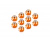 ALU NUT M4 - ORANGE (10)