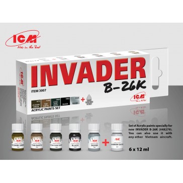 Set acrylic Paint set Invader B-26K
